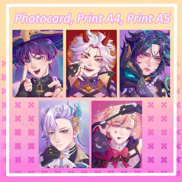 Producto - Photocards y Prints Genshin