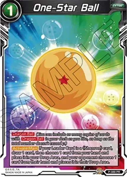 Producto - P-089 - One-Star Ball - P# - Alternative