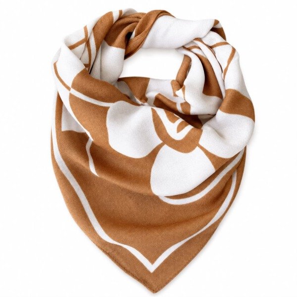Producto - Pañuelo Brown Flowers (Lanilla)