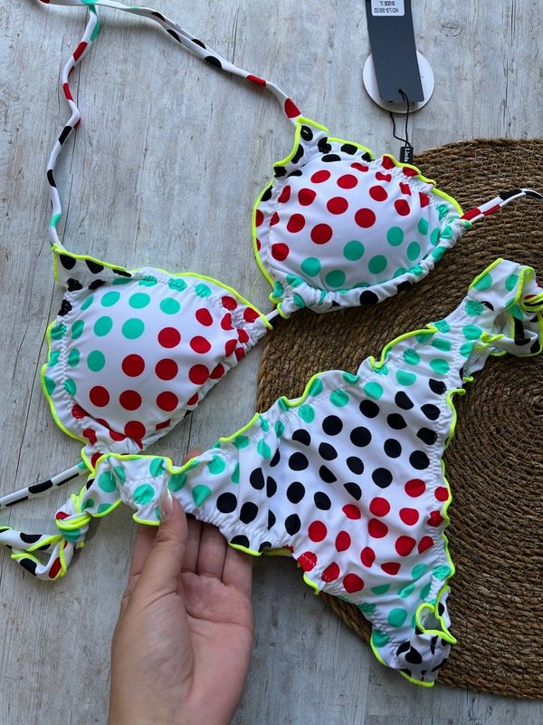 Producto - Bikini art 30032 lunares rojo