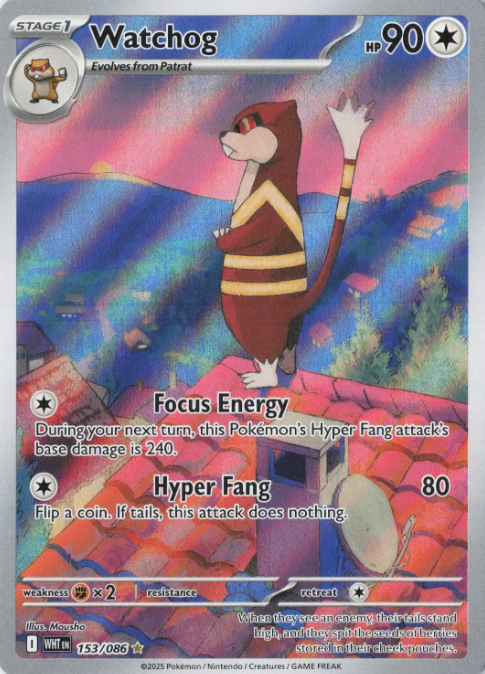 Producto - Watchog - 153/086 - White Flare - Holo