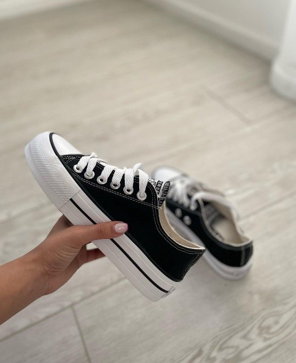 Producto - Converse Plataforma - Negra