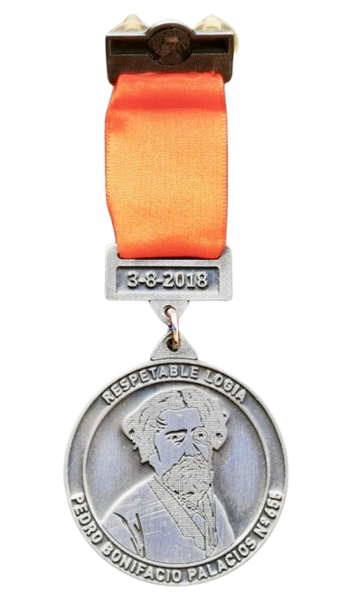 Producto - Medalla de la Respetable Logia Pedro Bonifacio Palacios 655 - 0