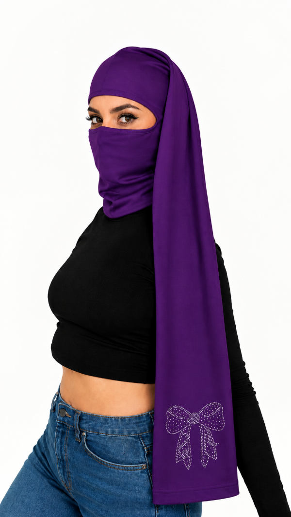 Producto - Balaclava Violeta con strass - 0