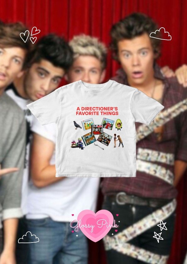 Baby Tee Directioners Favorite Things - DTF