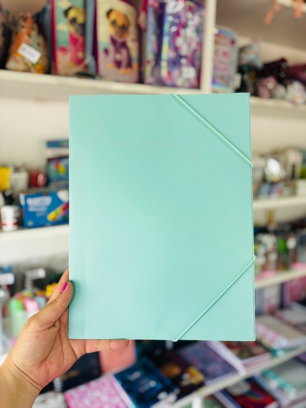Producto - Carpeta doble elástico pastel A4 - 0