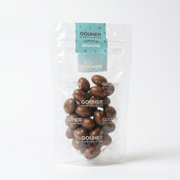 Producto - Almendras bañadas en chocolate con leche x 100g