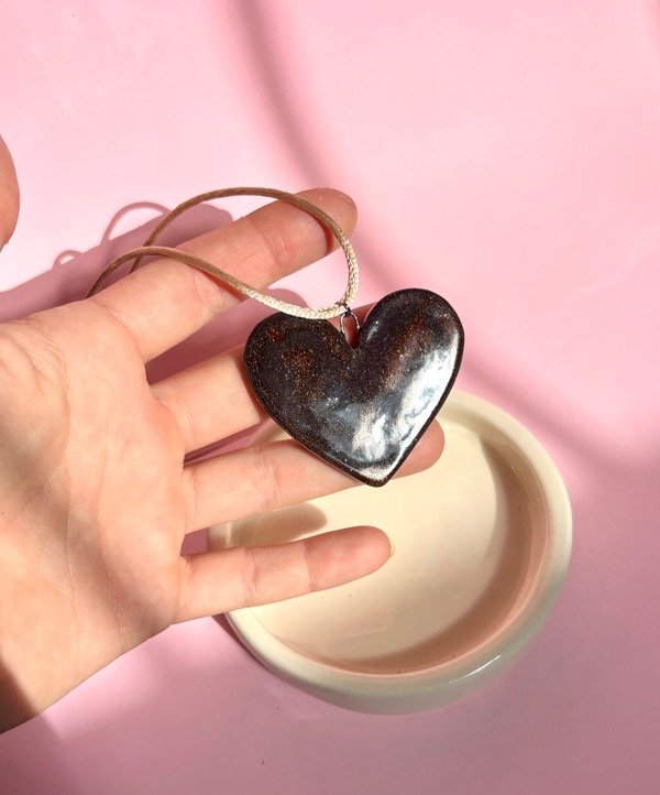 Producto - Corazón Grande BIFAS Oxbri + Negro metalizado