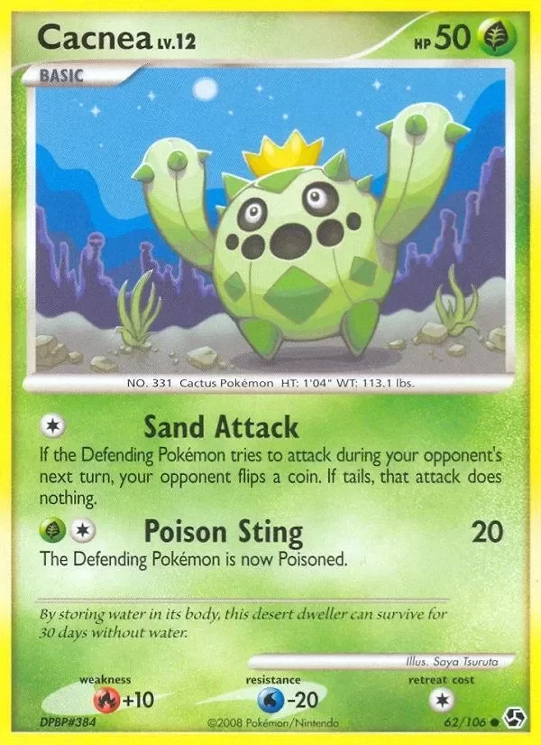 Producto - Cacnea 62/106 Great Encounters Pokemon