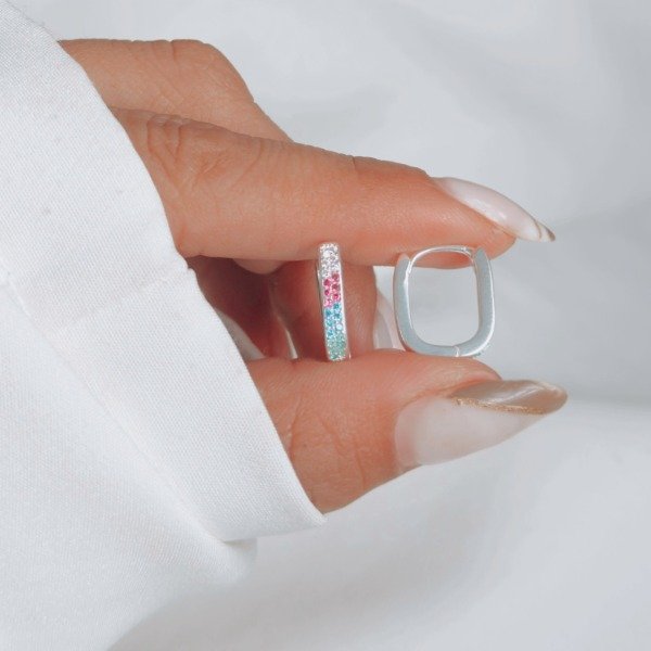 Producto - Aros Argolla Alma Plata 925