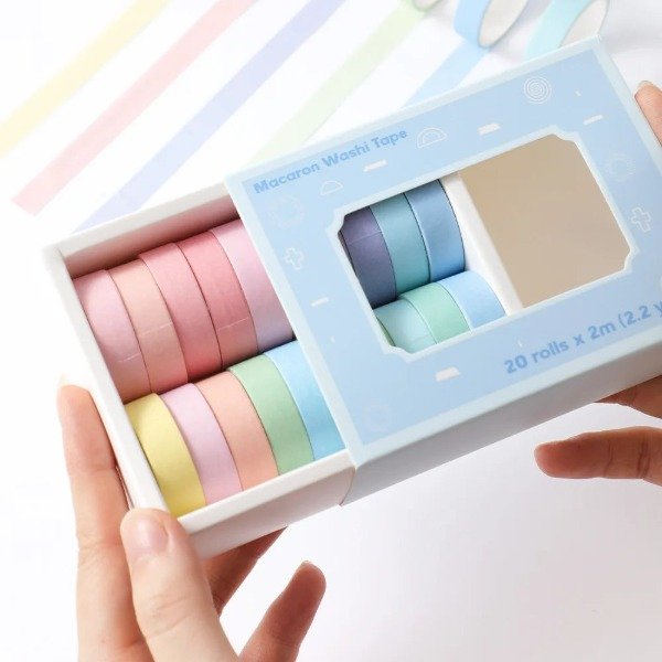 Producto - Macaron Washi Tape 20 Unidades