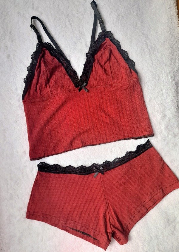 Producto - PIJAMA MORLEY CON CULOTTE