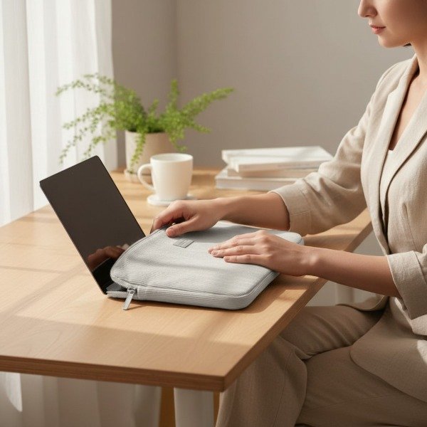 Producto - FUNDA PORTA NOTEBOOK 14" ACOLCHONADA 35X26CM - 3