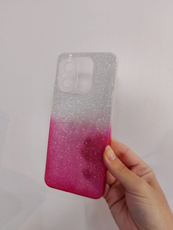 Producto - Funda Glitter 2 en 1 Rosa