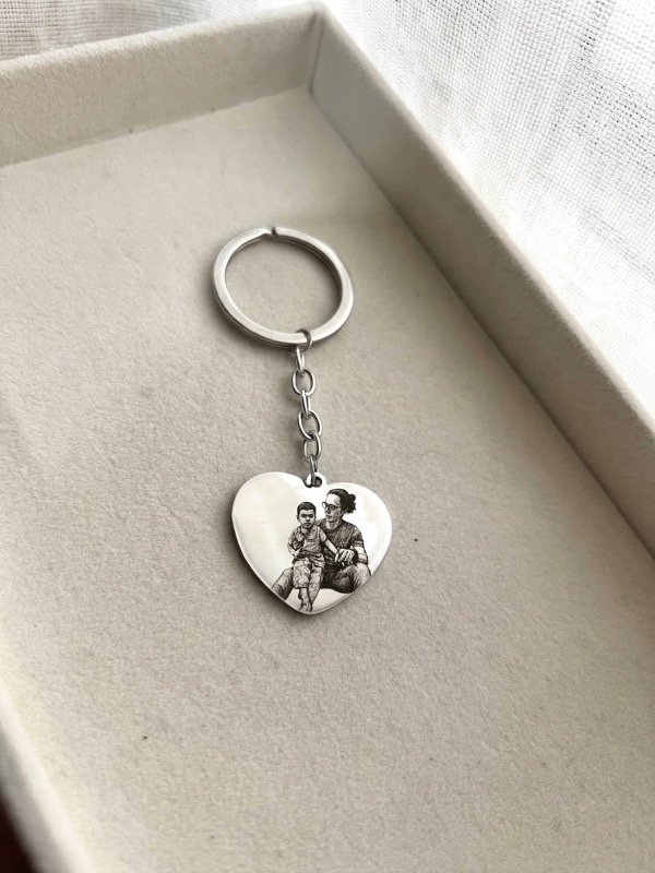 Producto - Llavero corazón personalizado realismo