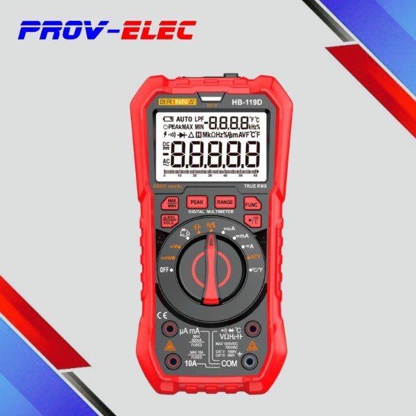 Producto - TESTER MULTIMETRO CAPACIMETRO BRINNA HB-119D