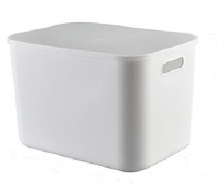 Producto - CAJA ORG 18L COLOR AGARRE Y TAPA 36X26X24 701754