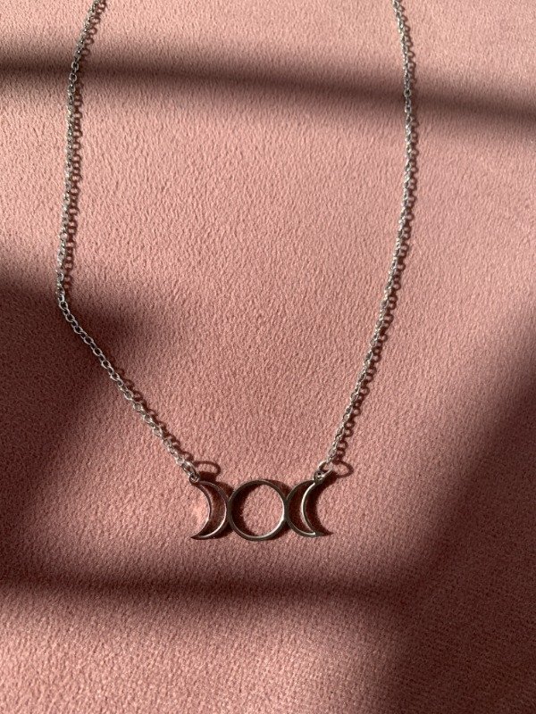 Producto - COLLAR LUNA PLATEADO