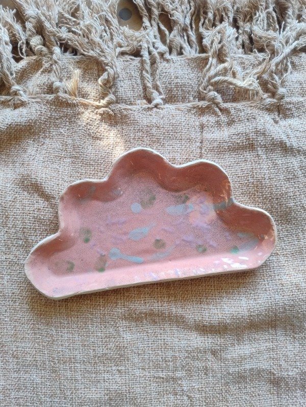 Producto - Plato nube rosa