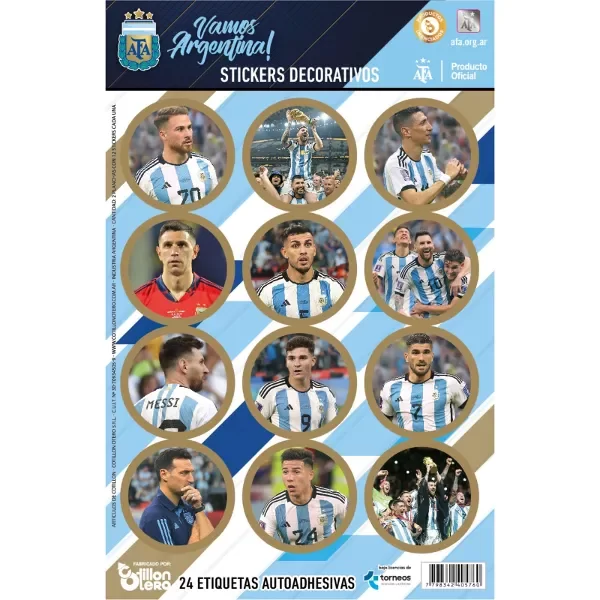 Producto - AUTOADHESIVO X24 CAMPEONES DEL MUNDO