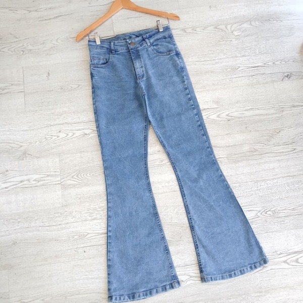 Producto - 681 - JEAN OXFORD CELESTE NEVADO ELASTIZADO