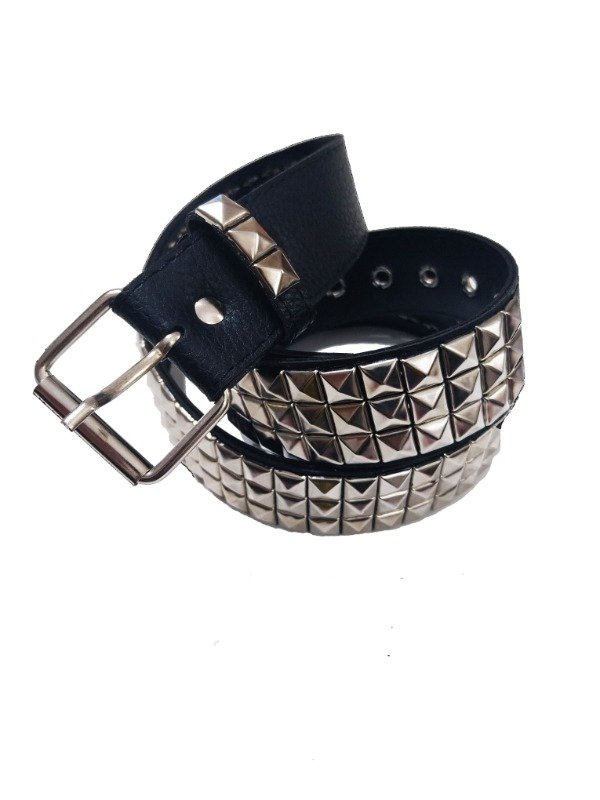 Producto - Cinturon tachas 3 filas Eco cuero
