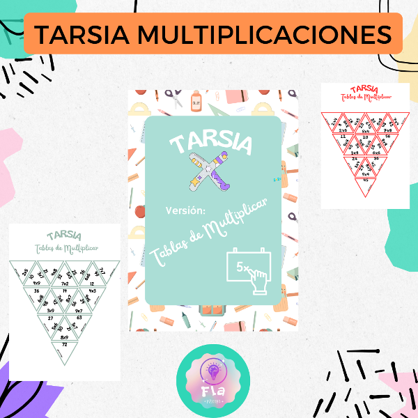 Producto - TARSIA tablas de multiplicar