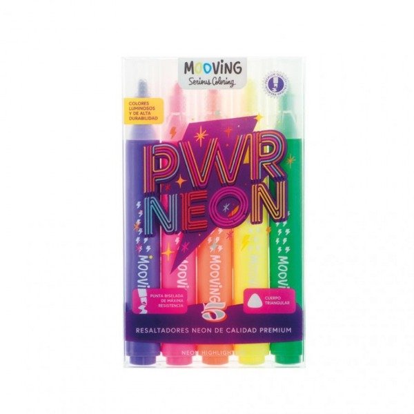 Producto - RESALTADOR MOOVING NEON X5
