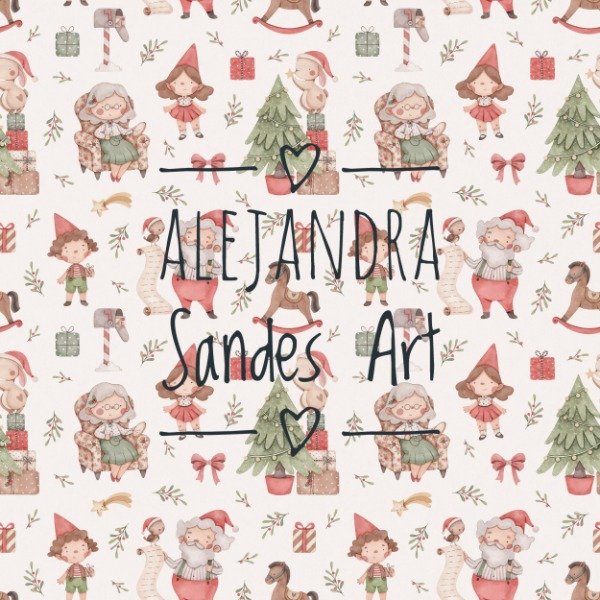 Producto - Tela dulce Navidad
