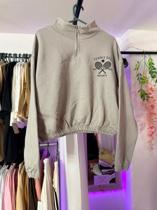 Producto - Buzo Tennis Gris Claro Falla