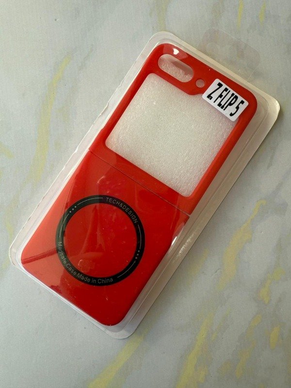 Producto - Magsafe silicone Flip 5 rojo