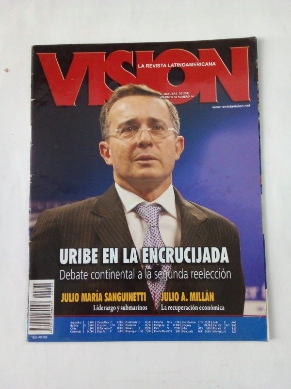Producto - Visión #14 - Octubre 2009 - Uribe en la encrucijada Sanguinetti