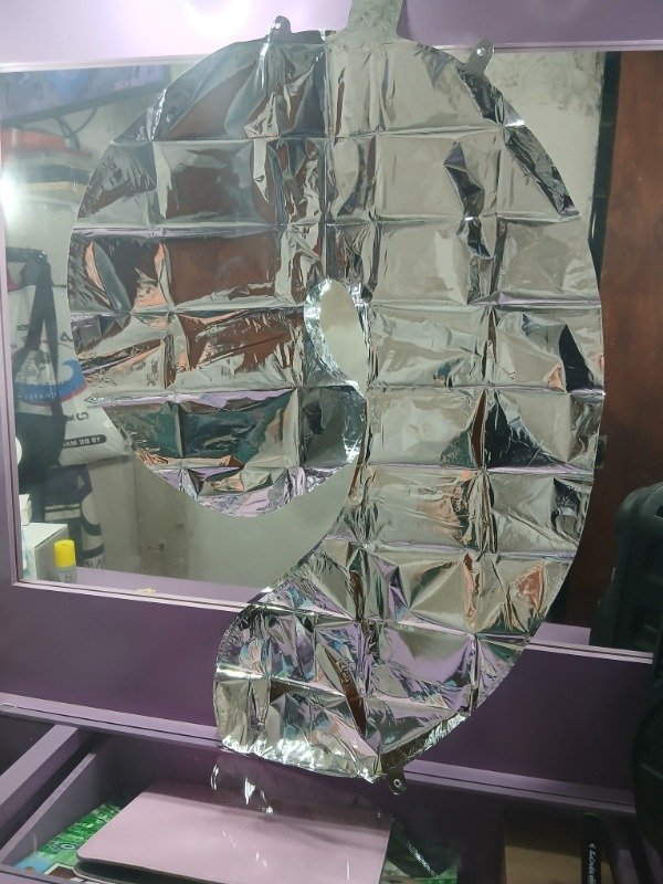 Producto - Globo plateado   del 0 al 9