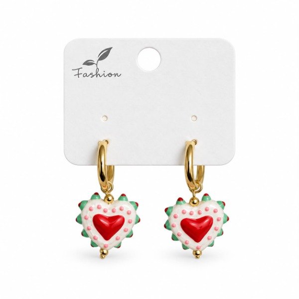 Producto - Aros Mexican Heart (Acero)