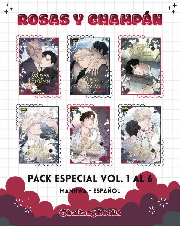 Producto - Pack Rosas y Champán Vol. 1-6