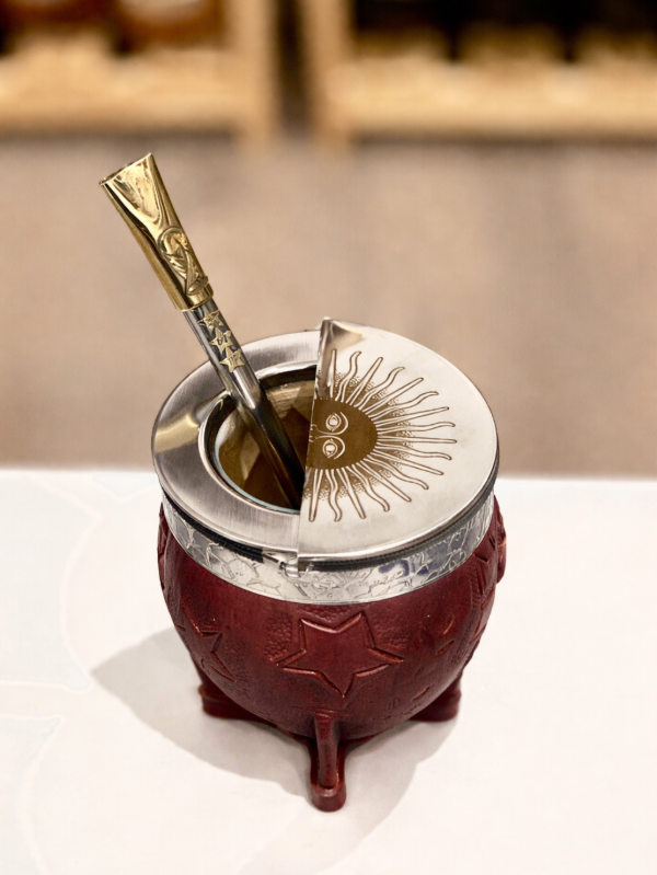 Producto - [BOX] Imperial "Argento" bordo + Bombillon 3 estrellas + Matepa + box de regalo