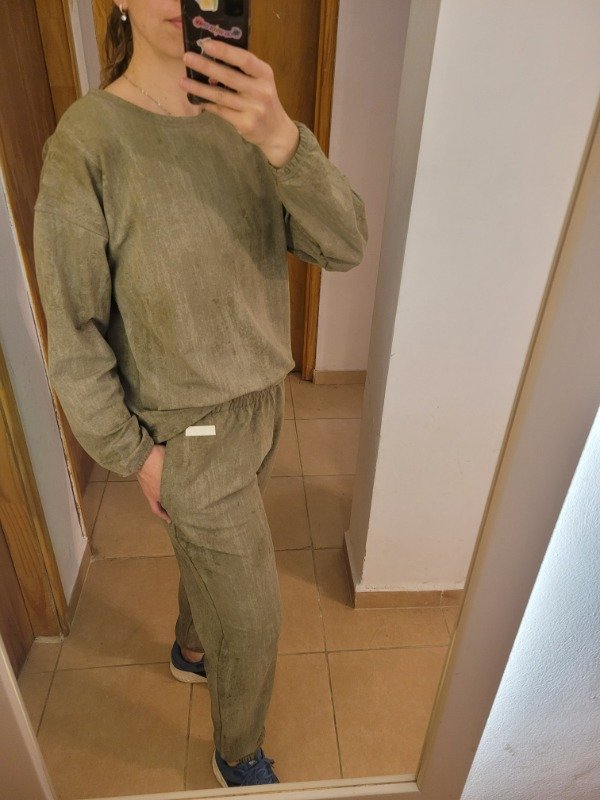 Producto - Pantalon Mago Verde - Rústico Washed - 2