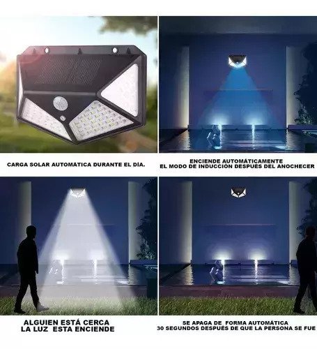 Producto - Reflector solar con 100 leds
