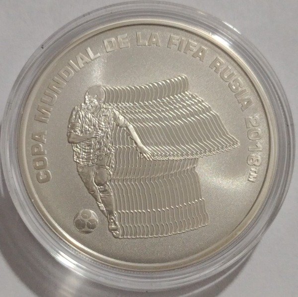 Producto - Argentina 5 pesos 2018 Mundial de Rusia plata proof
