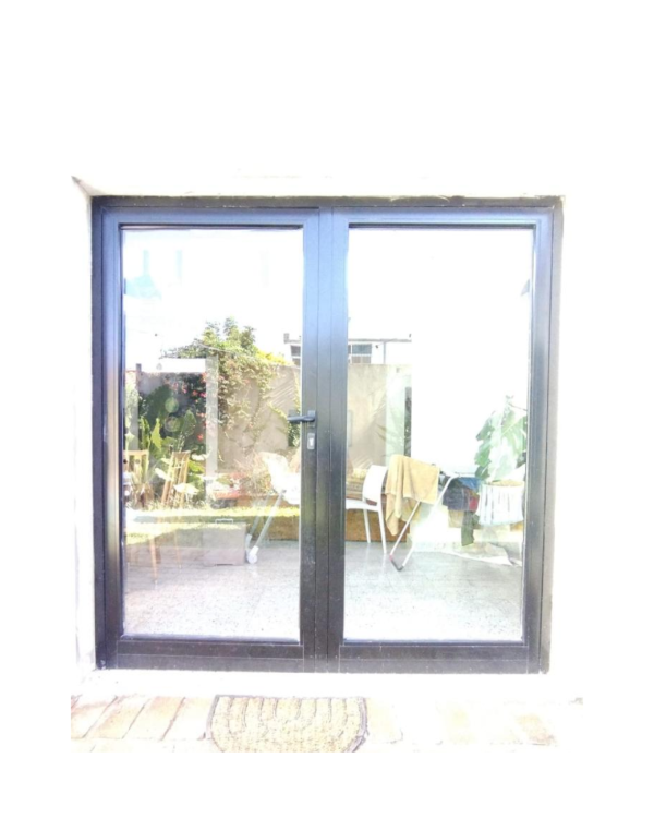 Producto - Puerta ventana de aluminio línea módena / vidrio laminado / 2x2