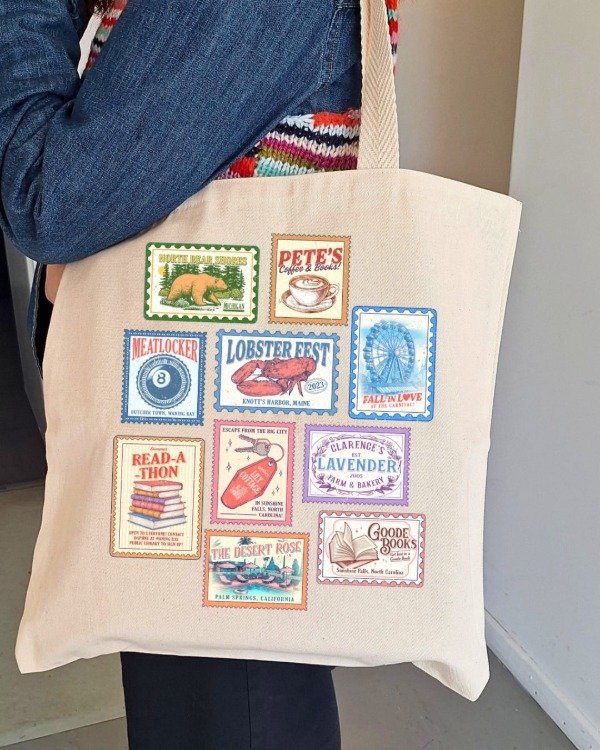 Producto - Tote bag "Emily Henry Stamps"