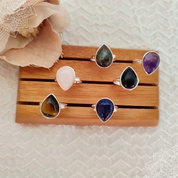 Producto - Anillo Gota de Piedra