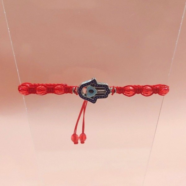 Producto - Pulsera roja con mano de Fátima