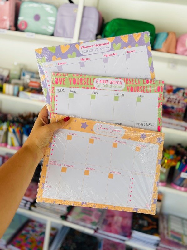 Producto - Nuevos planner semanales