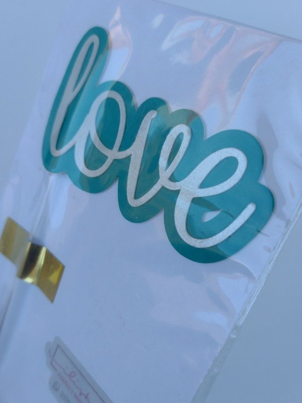 Producto - Topper "Love" línea Simple