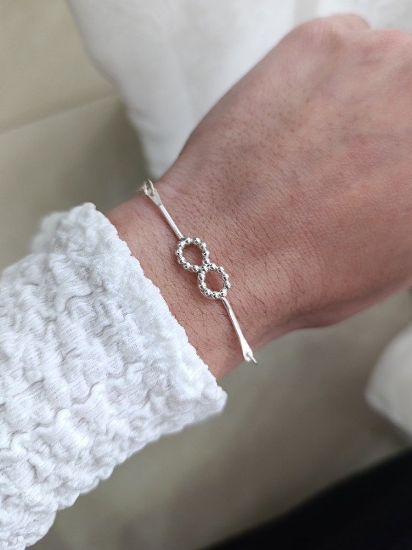 Producto - Pulsera plata 925 Infinito con detalle - 0