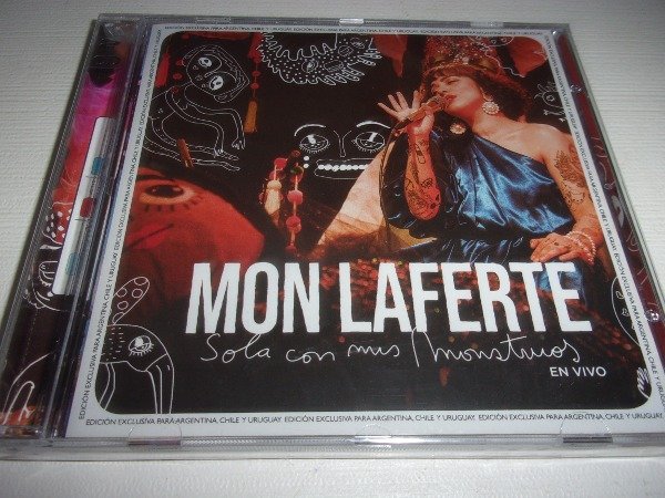 Producto - CD DVD MON LAFERTE SOLA CON MIS MONSTRUOS EN VIVO NUEVO ARG L58