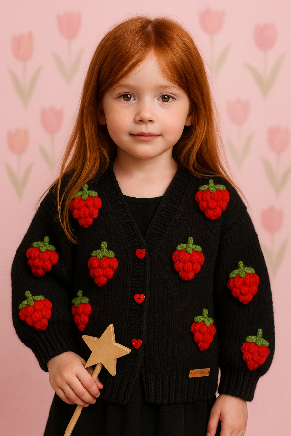 Producto - Cárdigan Black Fresa
