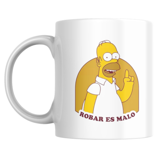 Producto - Taza - robar es malo (simpsons) - 0