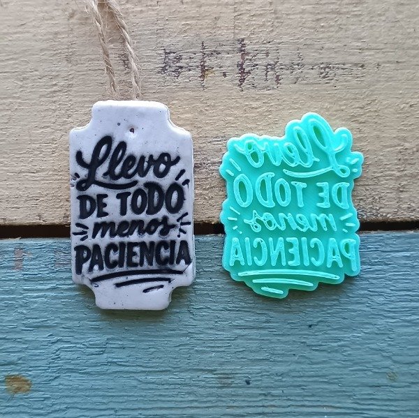 Producto - Sello 3d llevo todo menos paciencia